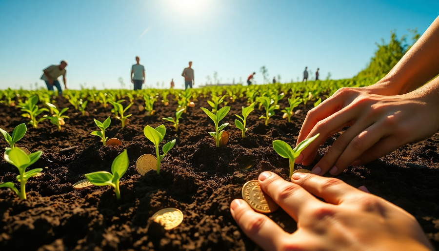 Novo método de economia: Brasileiros começam a plantar dinheiro para ver se rende mais