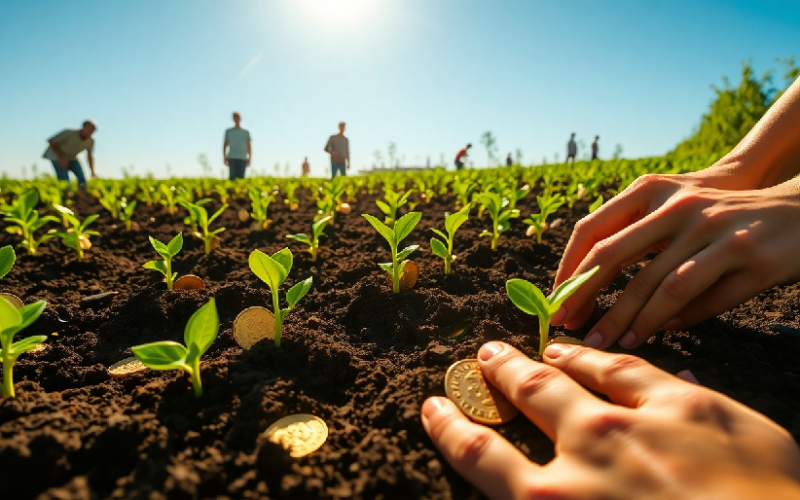 Novo método de economia: Brasileiros começam a plantar dinheiro para ver se rende mais